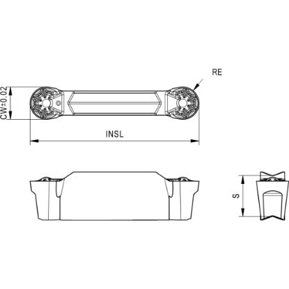 Slika Ploščice za zarezovanje in odrez ATD 630-RS