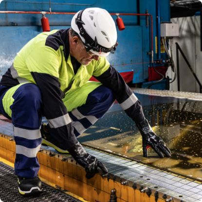 Slika Rokavice delovne sintetične Oil grip, Tegera, 8858