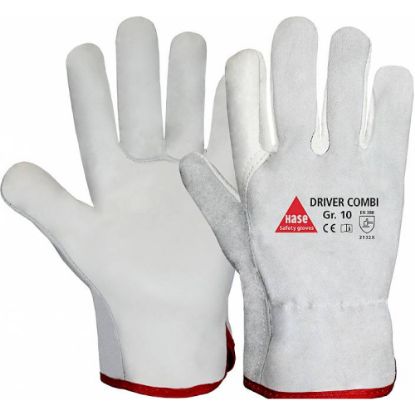 Slika Rokavice delovne iz govejega usnja Driver Combi