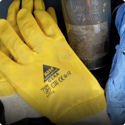 Slika Rokavice delovne vsestranske iz nitrila Gera