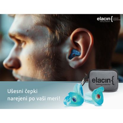 Slika ČEPKI UŠESNI PERSONALIZIRANI ELACIN RC, SILIKON