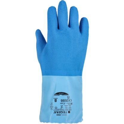 Slika Rokavice delovne za zaščito pred kemikalijami iz lateksa, TEGERA CHEMFORCE 8160