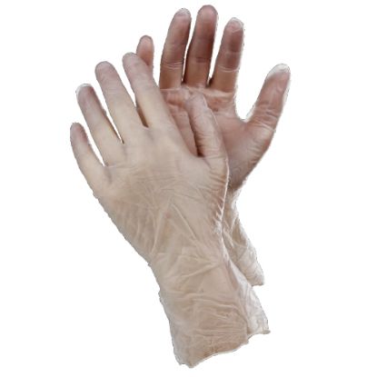 Slika Rokavice delovne za enkratno uporabo iz vinila, ESD, 100/1, TEGERA 825a