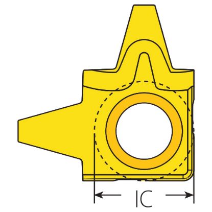 Slika Ploščica navojna rezkalna ACME tipa L
