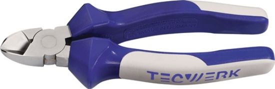Klešče stranske, kromirana glava, večkomponentni ročaji TECWERK