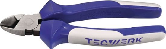 Stranske ščipalne klešče, polirana glava, večkomponentni ročaji TECWERK