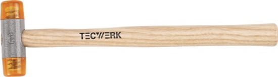 Plastično kladivo, acetat celuloze, rdeč les TECWERK