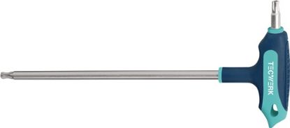 Slika TORX ključ za kotne zatiče s T-ročajem, TECWERK