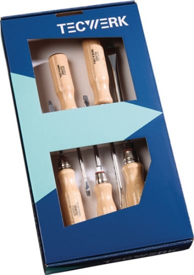 Garnitura ravnih izvijačev, TECWERK
