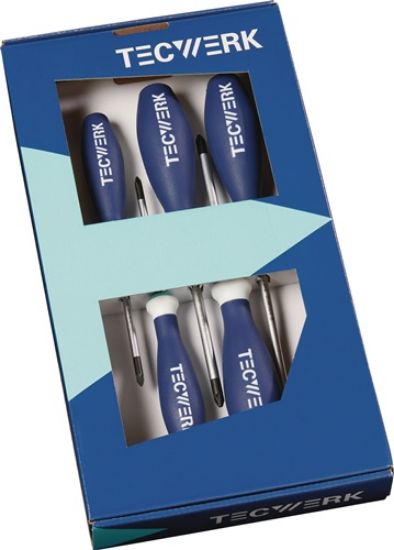 Garnitura ravnih izvijačev, TECWERK