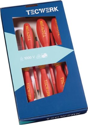 Slika Garnitura izvijačev 7-delni VDE TECWERK