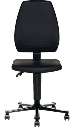 Slika Stol pisarniški vrtljivi z naslonom in koleščki, višina 440-620 mm Tecwerk