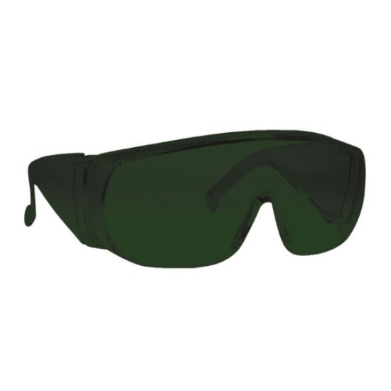 OČALA ZAŠČITNA Modell 652, zeleno steklo 2mm DIN5, odporno na praske in meglenje