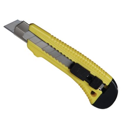 Slika NOŽ TAPETNIŠKI 18mm širine, 155mm dolžine, PVC-ohišje