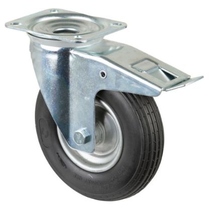 Slika Kolo transportno gibljivo z zavoro, odporno proti predrtju