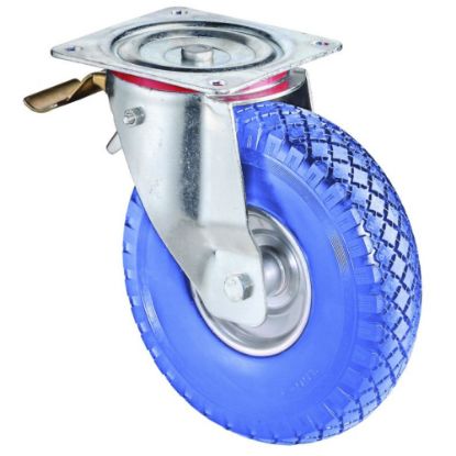 Slika Kolo transportno gibljivo z zavoro, odporno proti predrtju