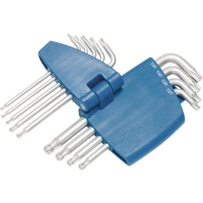 Slika KLJUČ KOTNI v 9-delni gar. TX9-TX45 ,s krogelno glavo ,TECWERK