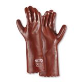 Slika DELOVNE ROKAVICE ZA KEMIKALIJE,PVC,RDEČE, DOLŽINE 40 CM,TEXXOR 2172, VEL.10
