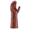 DELOVNE ROKAVICE ZA KEMIKALIJE,PVC,RDEČE, DOLŽINE 45 CM,TEXXOR 2173, VEL.10