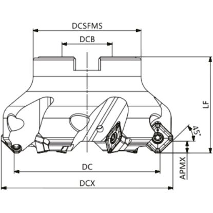 Slika Gar. glava AFM45  +  20X PL. SEMT 12T3