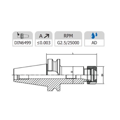 Slika Trn vpenjalni za puše MAS-BT/AD BOA. ER_UM_6339_BOA