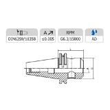 Slika Trn vpenjalni Weldon DIN69871/AD BOA, WELDON_DIN69871_BOA