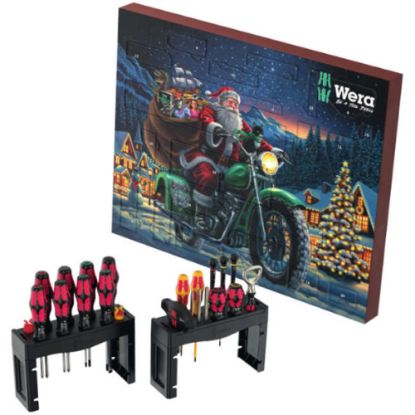 Slika GARNITURA ROČNEGA ORODJA WERA Advent 28-DELNA - ADVENT KOLEDAR VEČJI