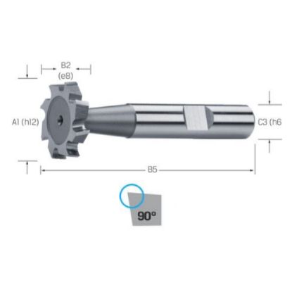 Slika Rezkar utorni DIN850 D HSS-Co 169331