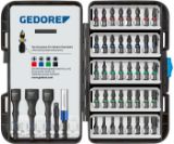 Slika NASTAVKI V 45-DELNI GARNITURI, PH, PZ, TORX, imbus in magnetnimi nastavki, GEDOR