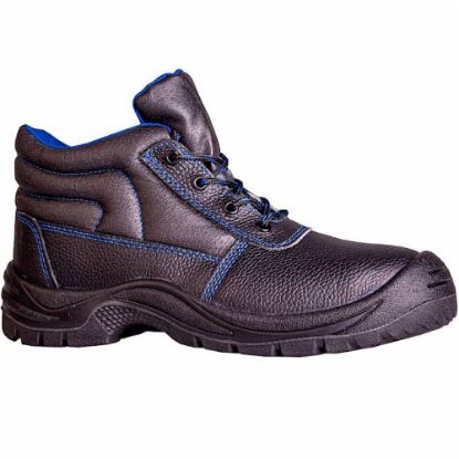 Slika Čevelj delovni visoki z jekleno kapico S3, usnjen, Leon