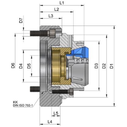 Slika GLAVA VPENJALNA  SpannER SPA-42 140x104,8x90 KK5  