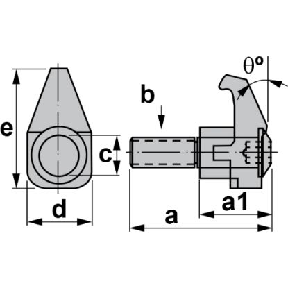 Slika Zatezni element, vpenjalne objemke