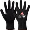 Rokavice protiurezne Turin ESD Cut D, črne barve, Hase 508245