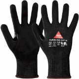 Slika Rokavice protiurezne Turin ESD Cut D, črne barve, Hase 508245