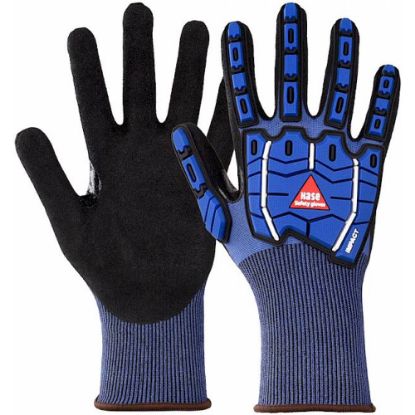 Slika Rokavice protiurezne Turin Impact Cut F, modre barve, Hase 508575