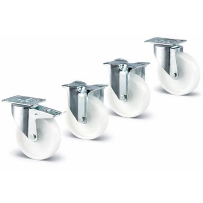 Slika KOLESA ZA VOZIČEK KOCEL 4070 (100MM) - SET 4x KOLES