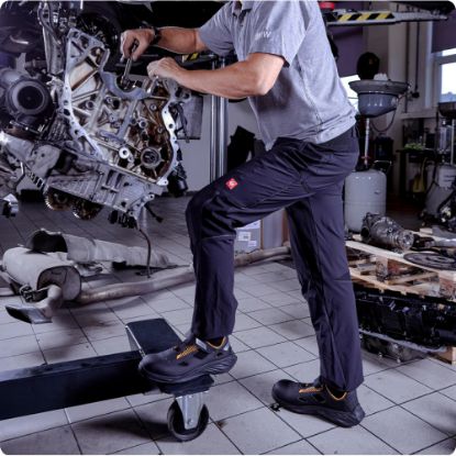 Slika Delovni sandal s kapico, S1, ARYA, črno-zelen