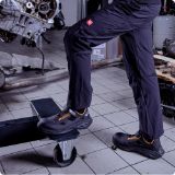 Slika Delovni sandal s kapico, S1, ARYA, črno-moder