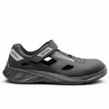 Slika Delovni sandal s kapico, S1, ARYA, črno-siv
