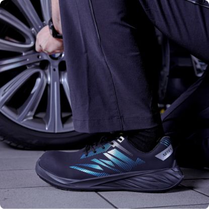 Slika Delovni čevelj nizki z kompozitno kapico, S3, ARDOR, črno-siv