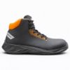 Delovni čevelj s kapico, S3, ARYON, črno-oranžen