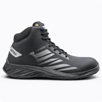 Slika Delovni čevelj visok  z kompozitno kapico, S3, ARDEUS, črno-siv