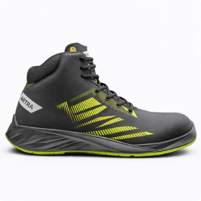 Slika Delovni čevelj visok  z kompozitno kapico, S3, ARDEUS, črno-zelen