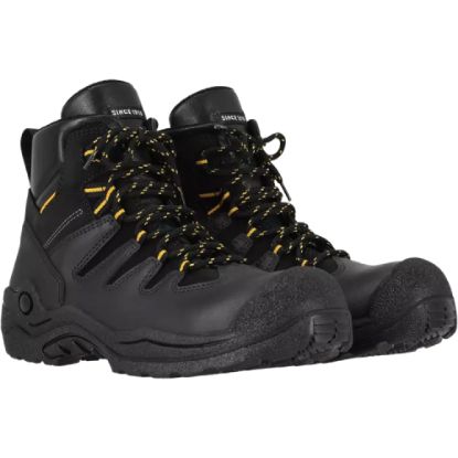 Slika Delovni čevelj z kompozitno kapico, usnjen, črne barve, S3S