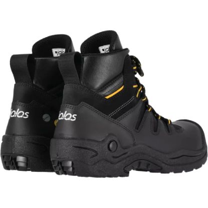 Slika Delovni čevelj z kompozitno kapico, usnjen, črne barve, S3S