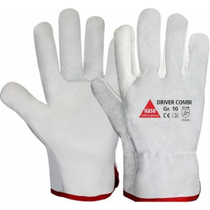 Slika Rokavice delovne iz govejega usnja Driver Combi