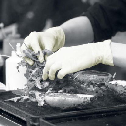 Slika Rokavice delovne za enkratno uporabo iz lateksa s pudrom, GS002