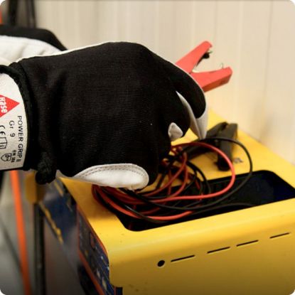 Slika Rokavice montažne iz kozjega usnja in bombaža Power grip II