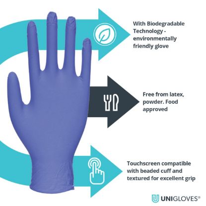 Slika Rokavice za enkratno uporabo iz nitrila, GM008