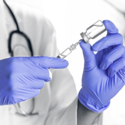 Slika Rokavice za enkratno uporabo iz nitrila, vijolične  barve, GM005